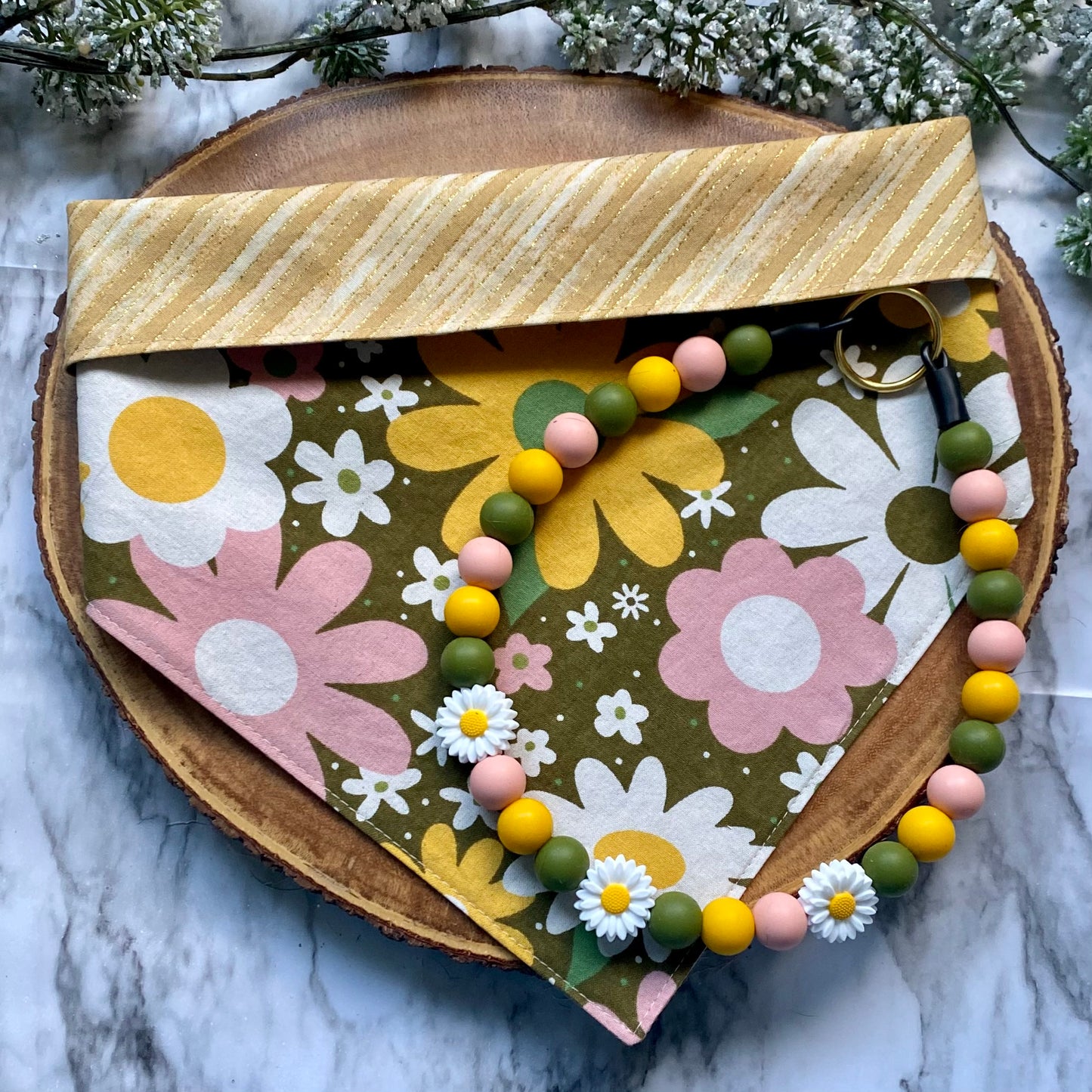 Retro Daisies Bandana