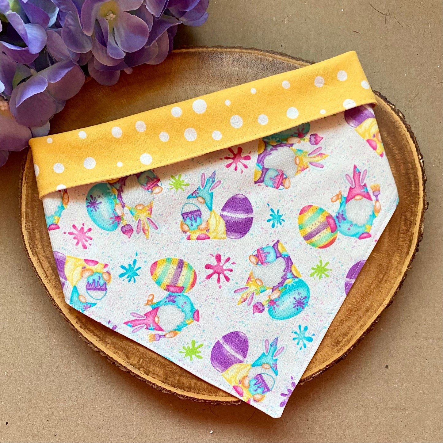 Easter Gnome Dog Bandana