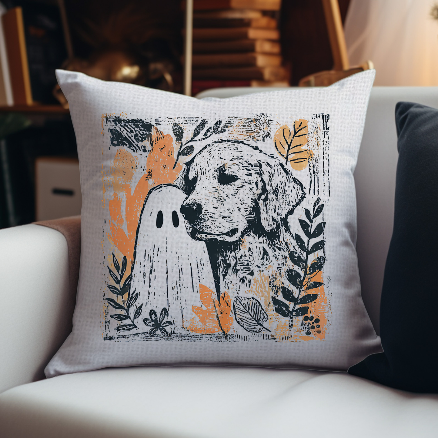 Summerween Lab Pillow