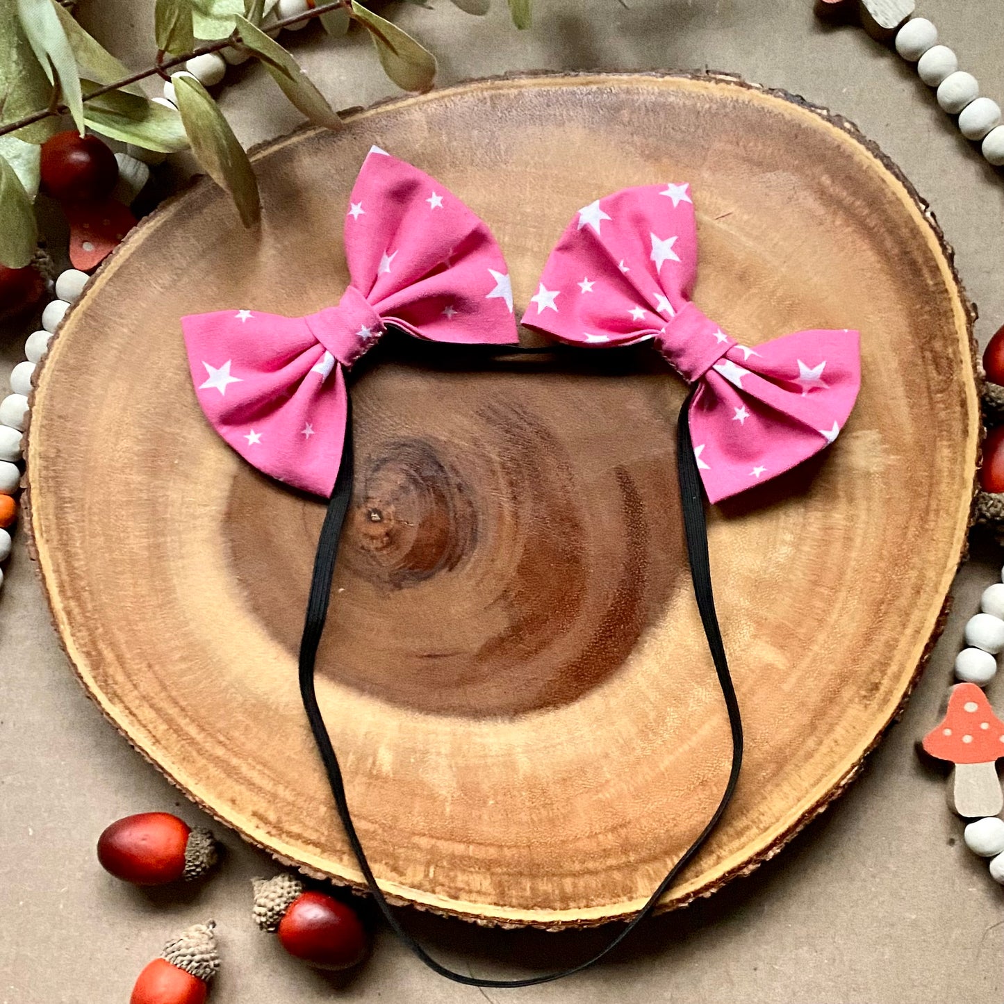 Pink Double Bows