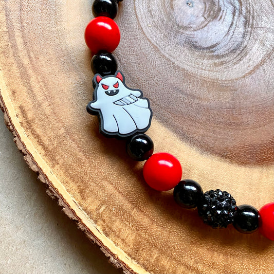 Psycho Boos Beaded Collar