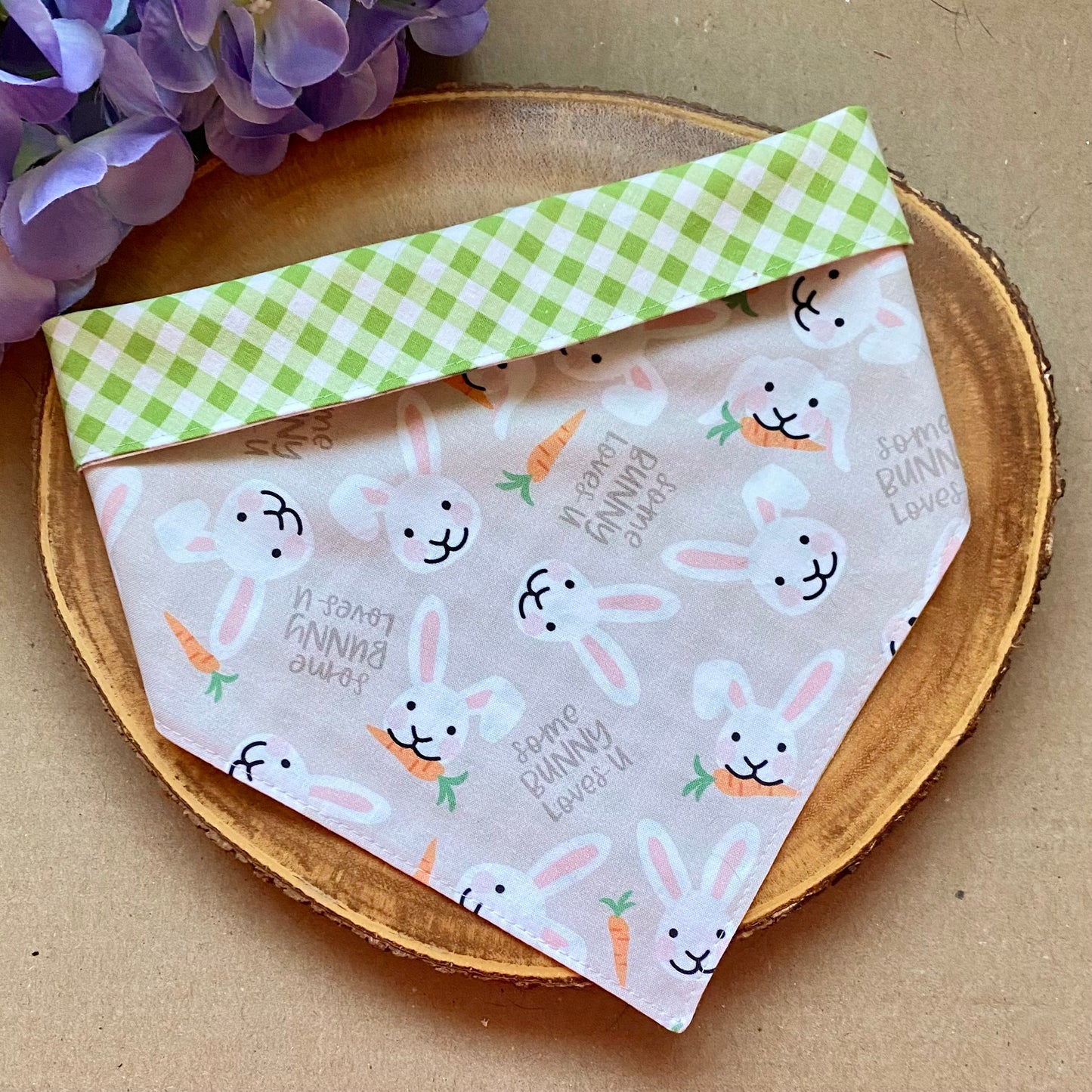 Some Bunny Loves You Dog Bandana