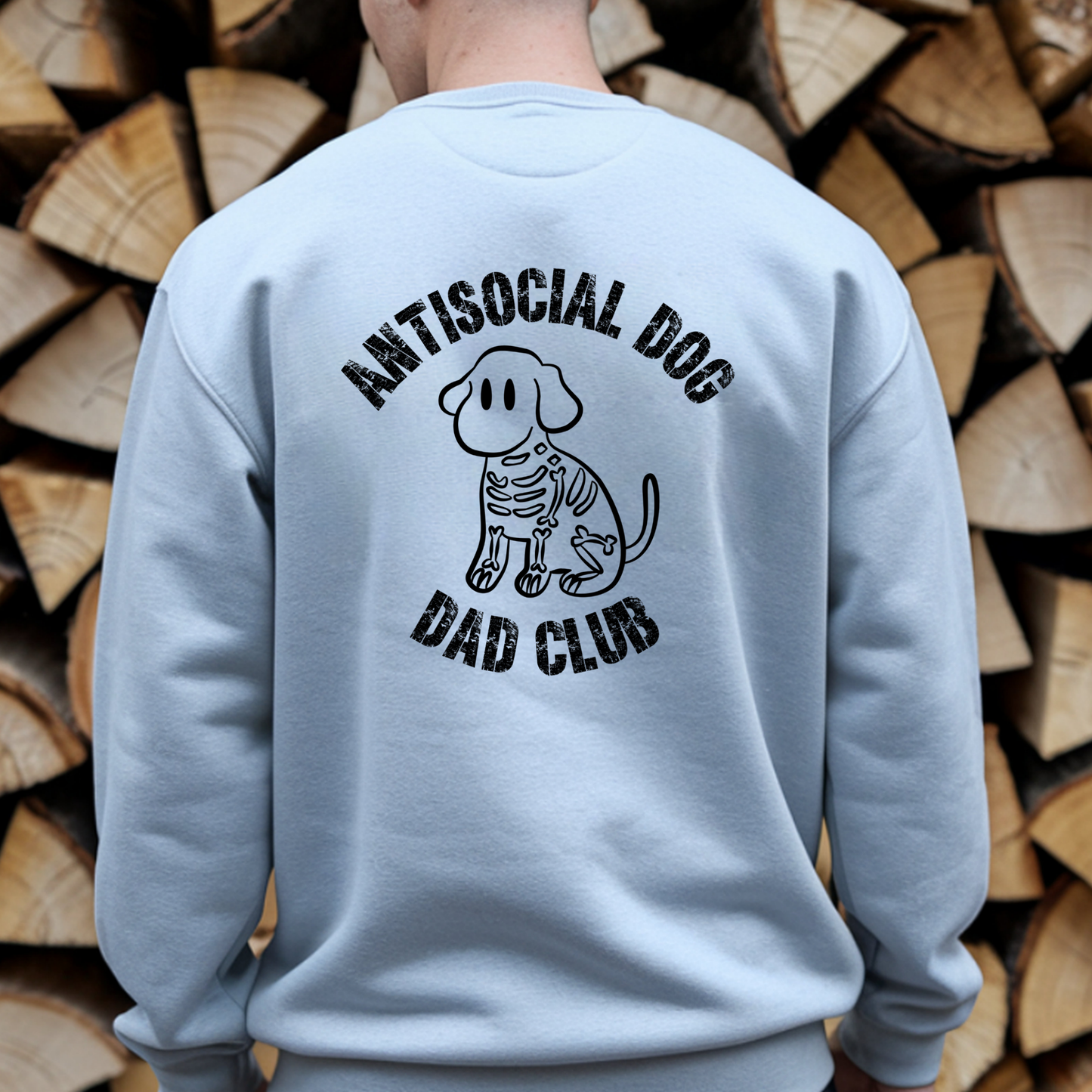 Antisocial Dog Dad Club Crewneck