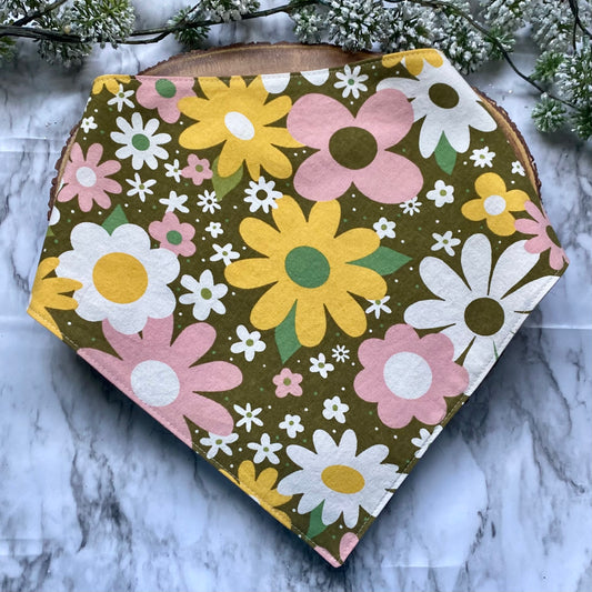 Retro Daisies Bandana