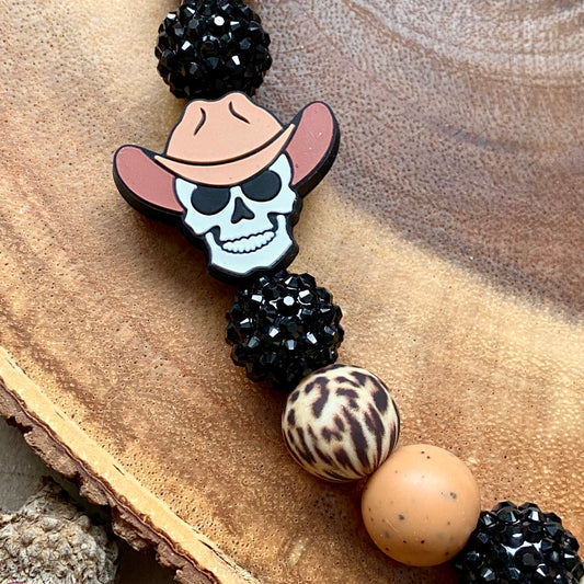 Country Skulls Beaded Collar