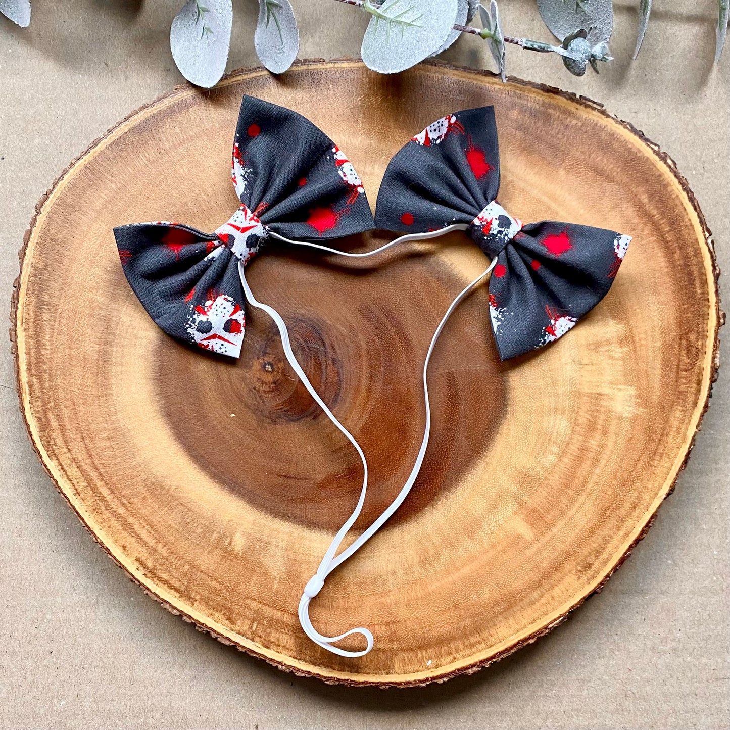 Horror Dog Double Bows
