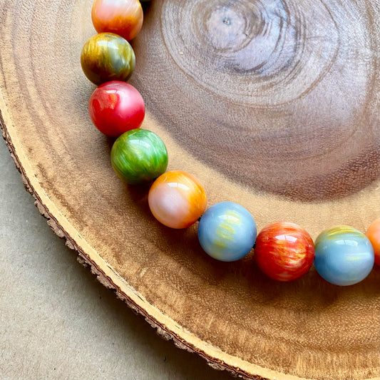 Autumn Jewels Beaded Collar