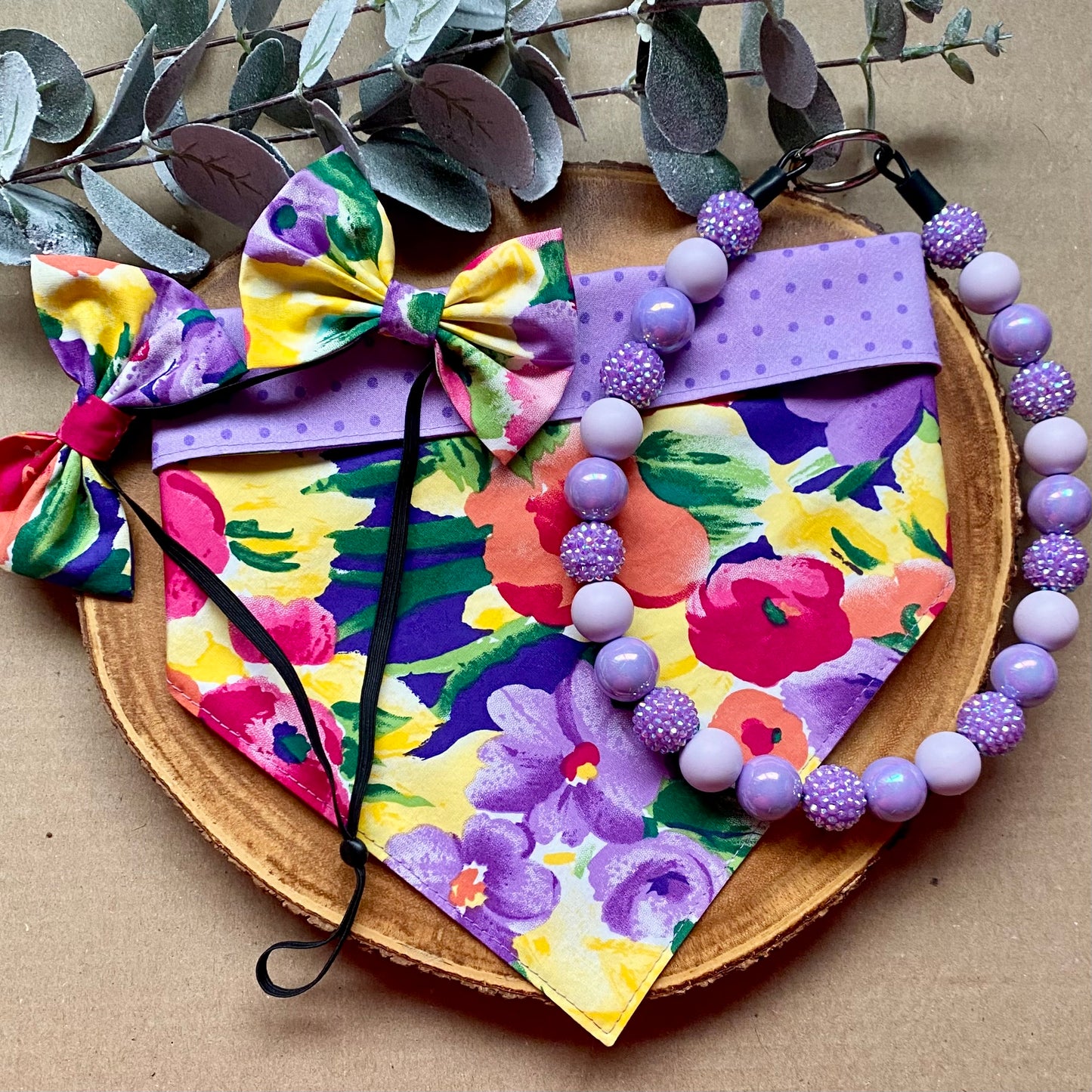 Petal Paws Dog Double Bows