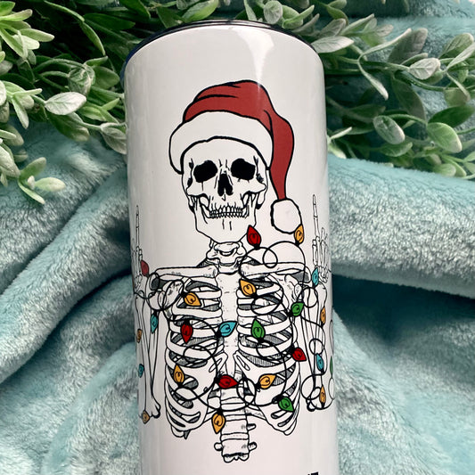 Christmas Skeleton Tumbler