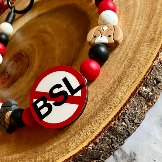 END THE BAN Beaded Collar