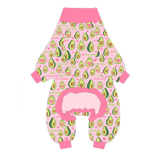 Avocuddle Dog Pajamas - Cute Avocado PJs for Big Dogs - Bully Love Boutique