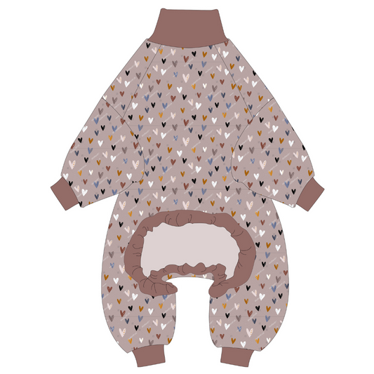 Neutral Love Dog Pajamas - Boho Heart PJs All Sizes - Bully Love Boutique