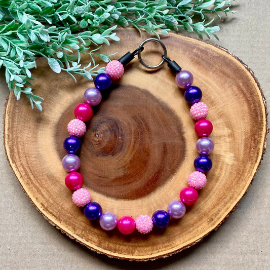 Berry Vibes Bubblegum Dog Beaded Collar