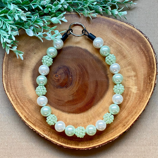 Minty Fresh Bubblegum Dog Beaded Collar