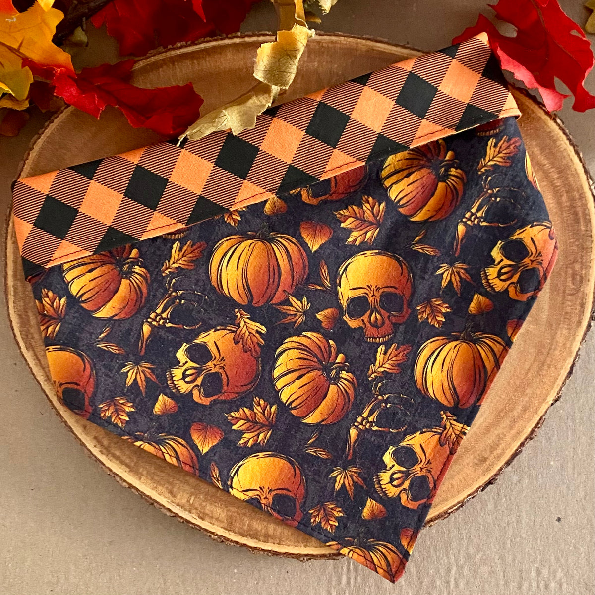 Spooky Jack-O-Lantern Bandana