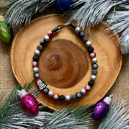 Spookmas Beaded Dog Collar