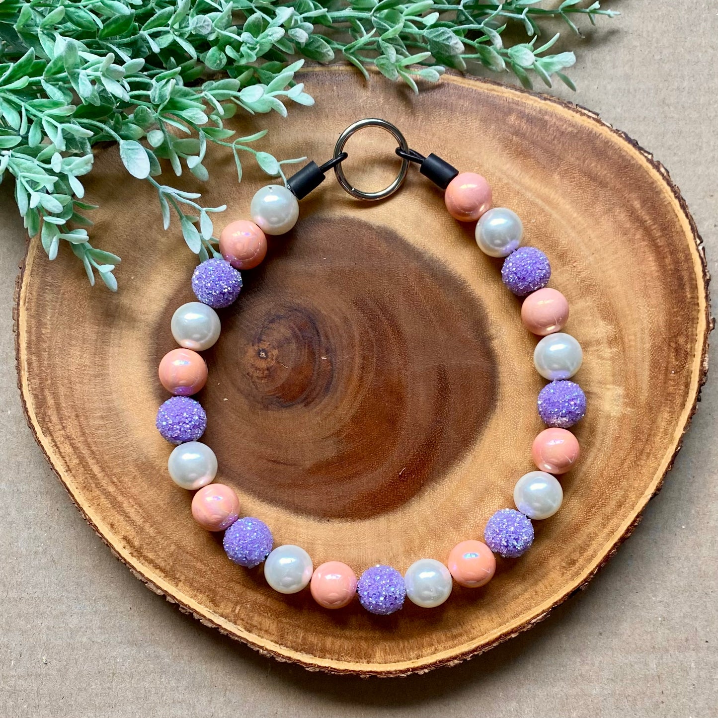 Lola Bubblegum Dog Beaded Collar