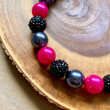 Punk Princess Bubblegum Dog Beaded Collar