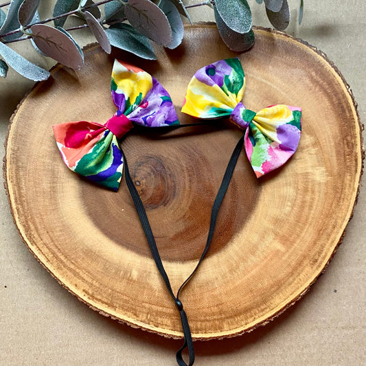 Petal Paws Dog Double Bows