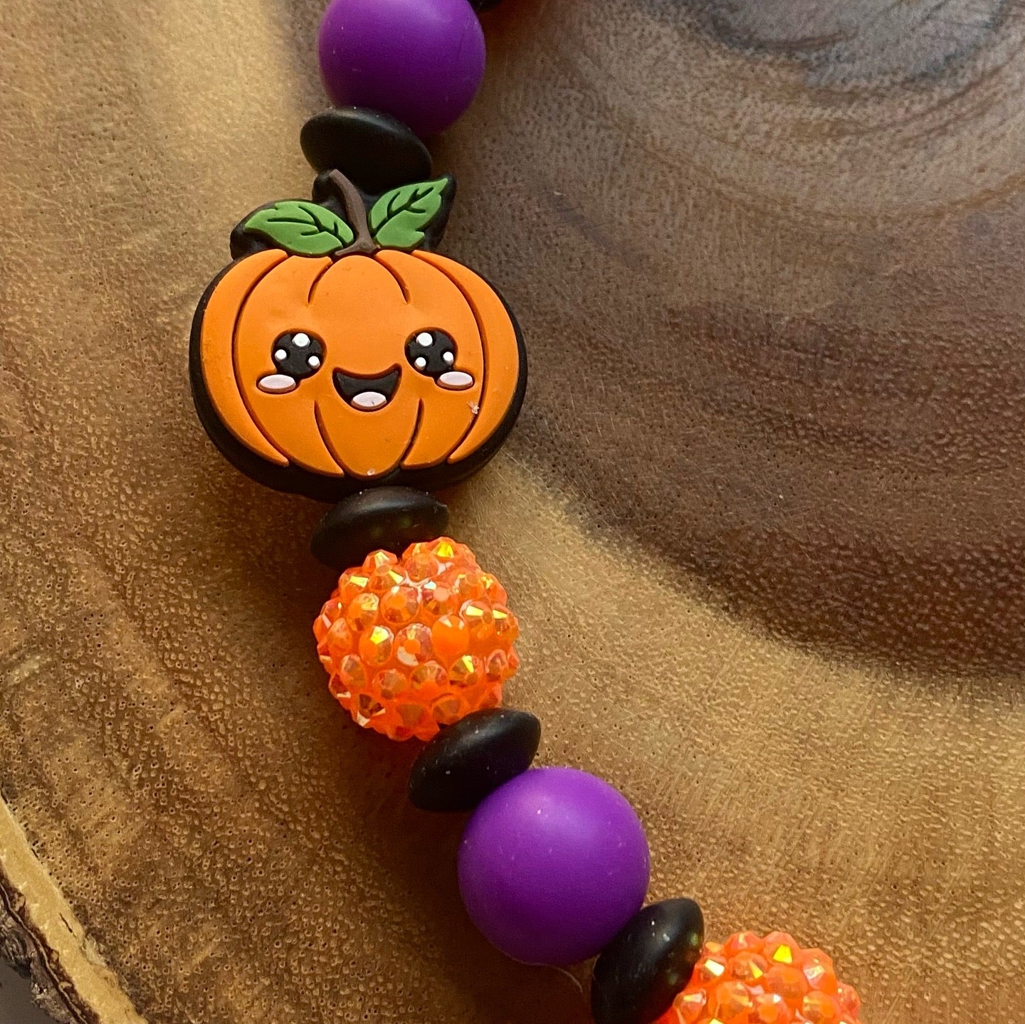 Cutesy Halloween Beaded Collar