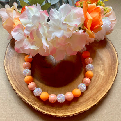 Peachy Keen Flower Crown