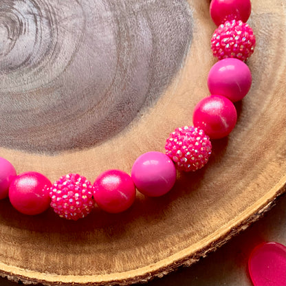 Pinkalicious Beaded Collar