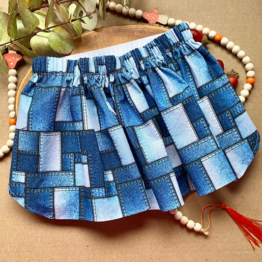 Denim Patch Build-a-Skirt