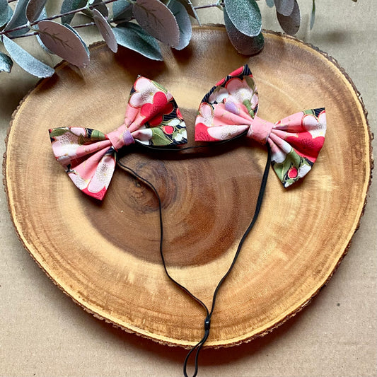 Poppy Love Dog Double Bows