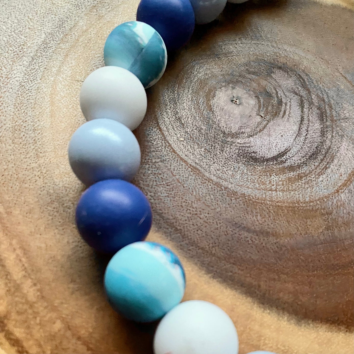 Cowboy Sharks Bubblegum Dog Beaded Collar - Bully Love Boutique