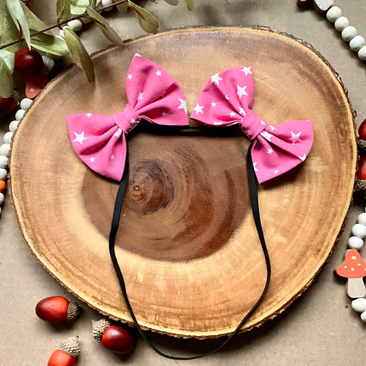 Pink Christmas Double Bows