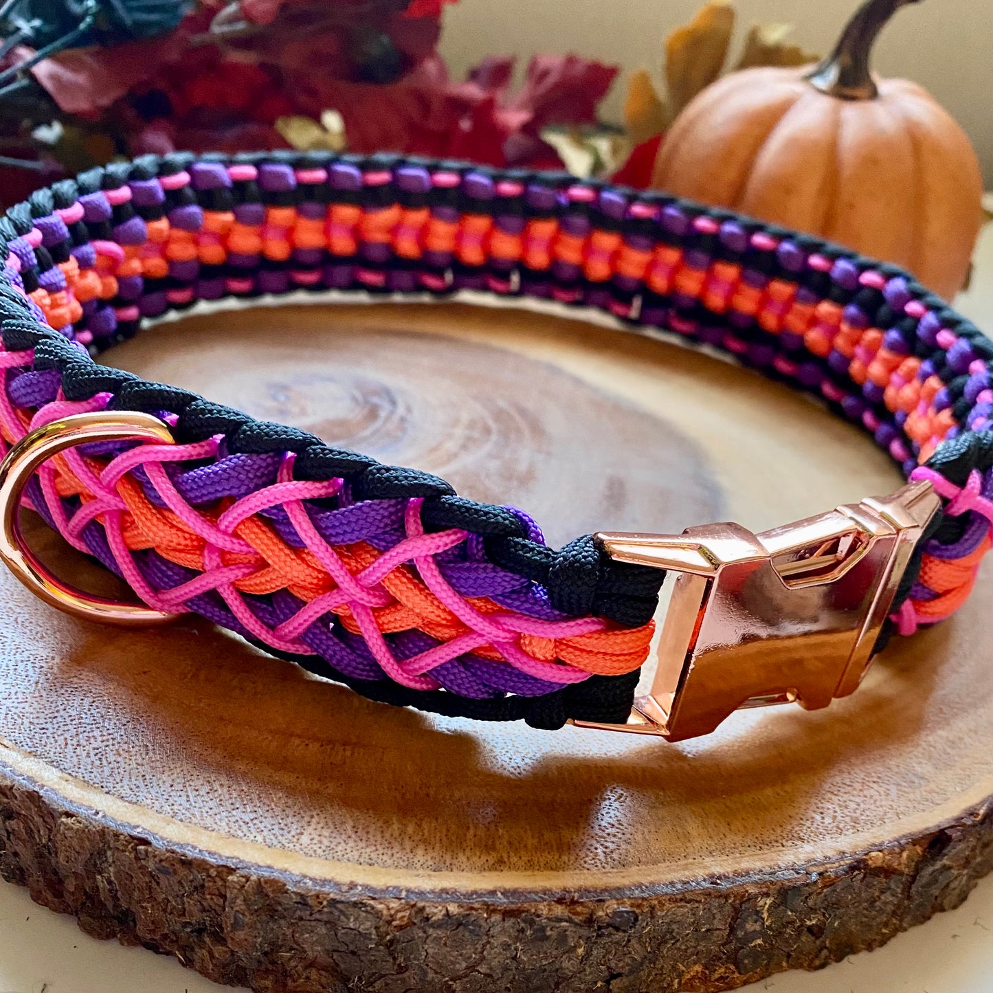 Mean Halloween Paracord Collar