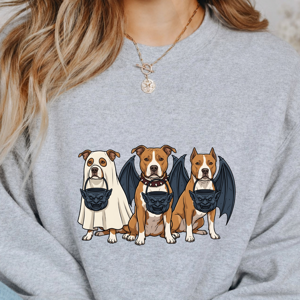 Bully Summerween Crewneck by Bully Love Boutique featuring a colorful, casual design and comfortable fit for summer wear