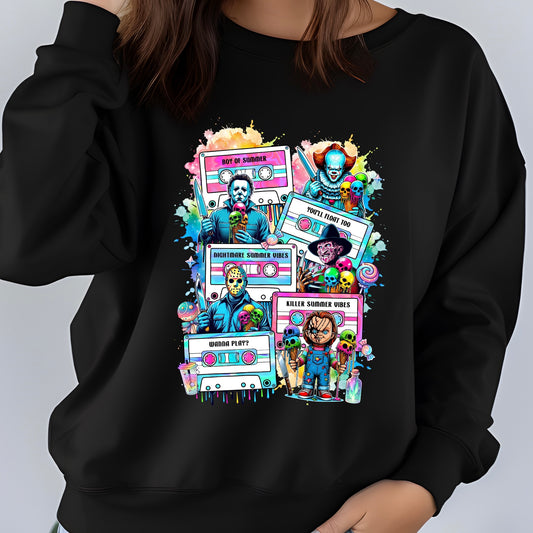 Mix Tapes & Horror Crewneck/ Hoodie