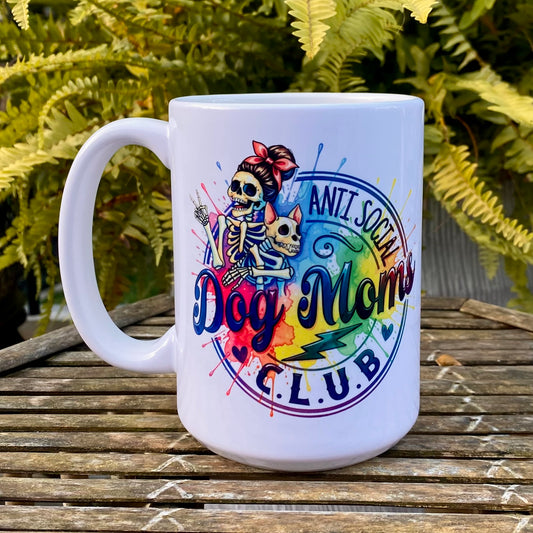 Anti Social Dog Mom Mug