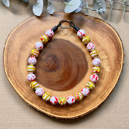 Crime Scene Beaded Collar