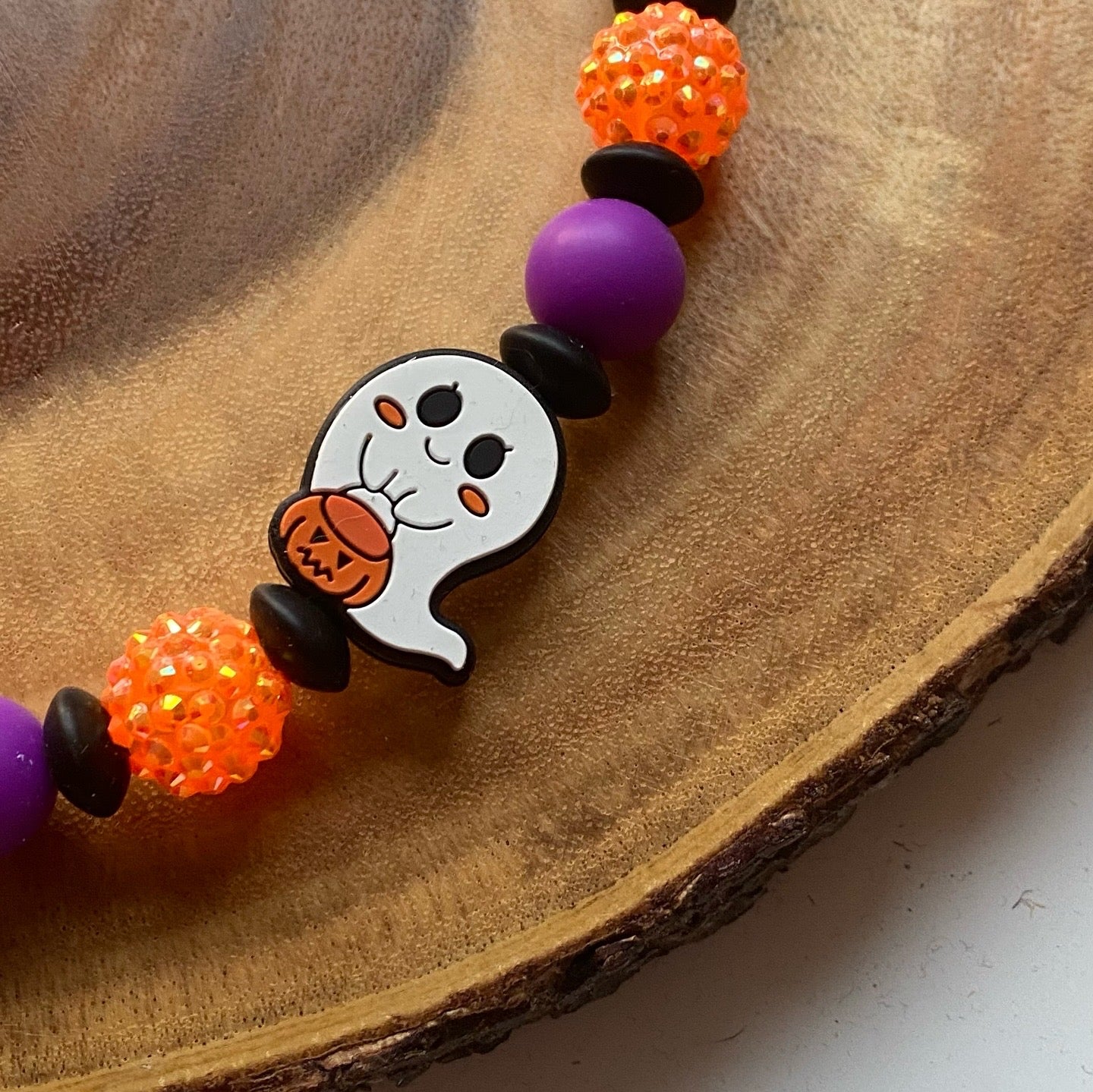 Cutesy Halloween Beaded Collar