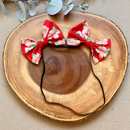 Flower Bouquet Dog Double Bows