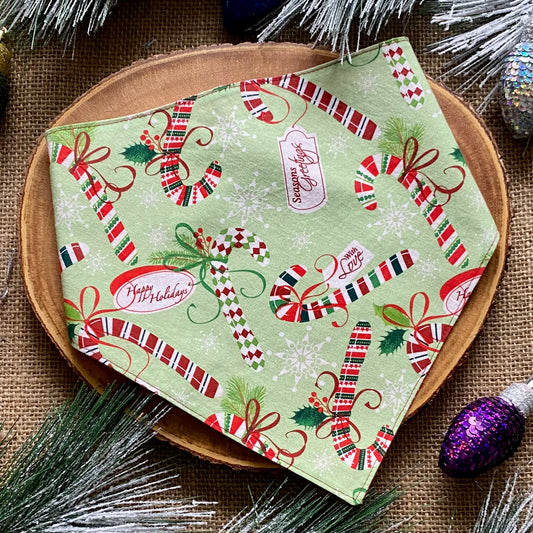 Candy Cane Lane Dog Bandana