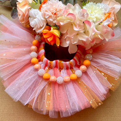 Peachy Keen Flower Crown
