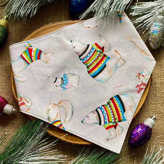Polar Bear Dog Bandana