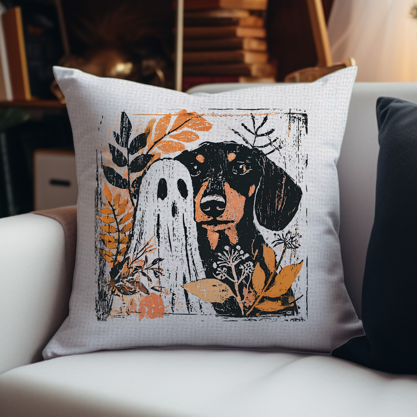 Summerween Weiner Dog Pillow