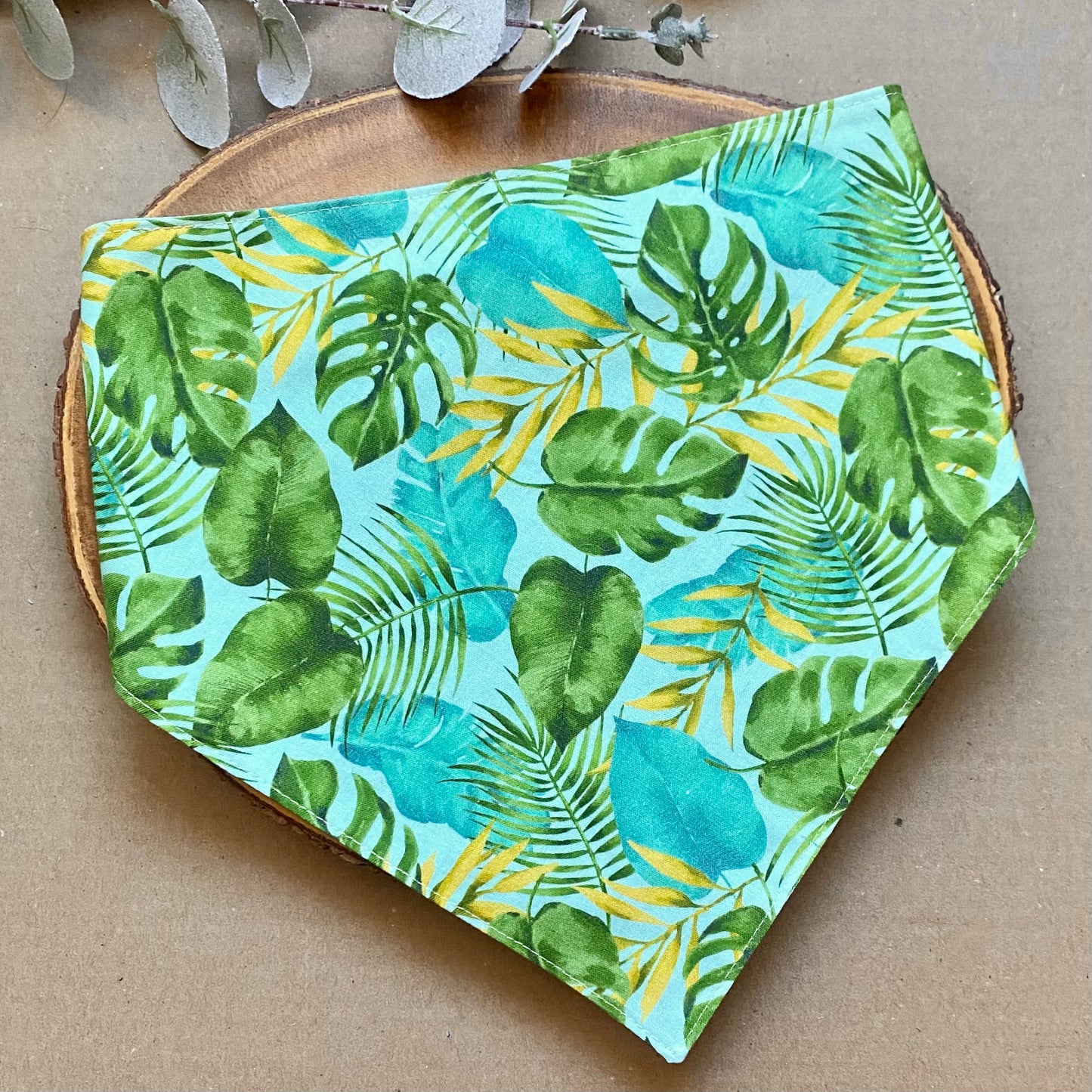 Monstera Dog Bandana