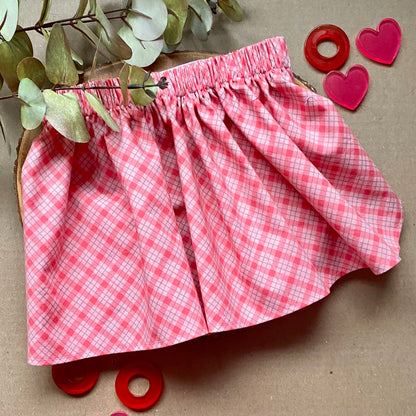 Pink Plaid Build-a-Skirt