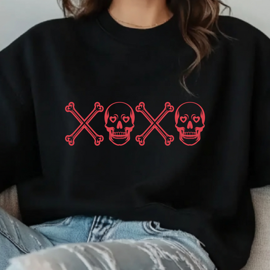 Kisses & Skulls Crewneck