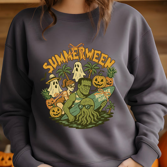 Summerween Surfin Crewneck/ Hoodie
