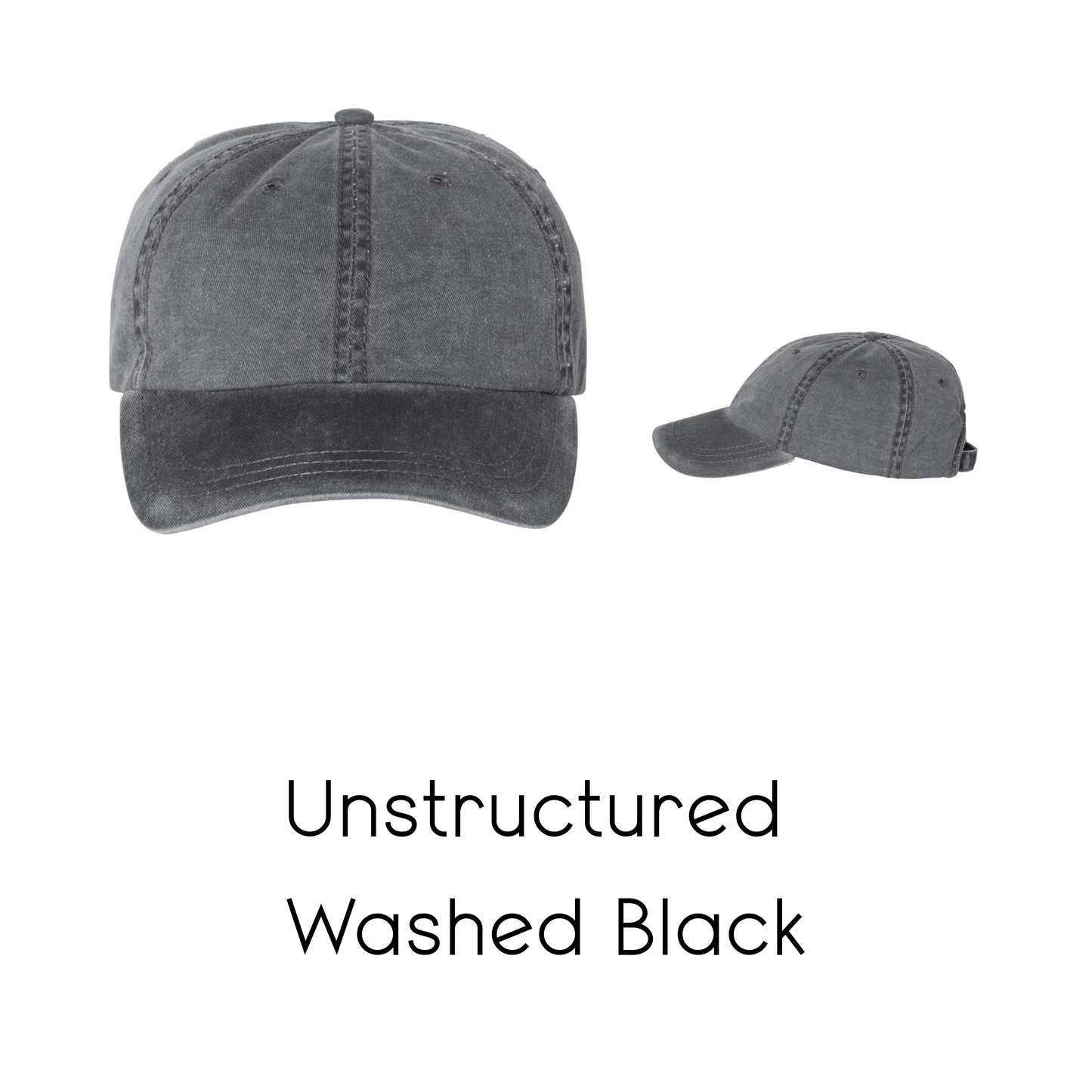 Dogfather hat from Bully Love Boutique featuring a stylish black cap with bold white lettering for pet owners.