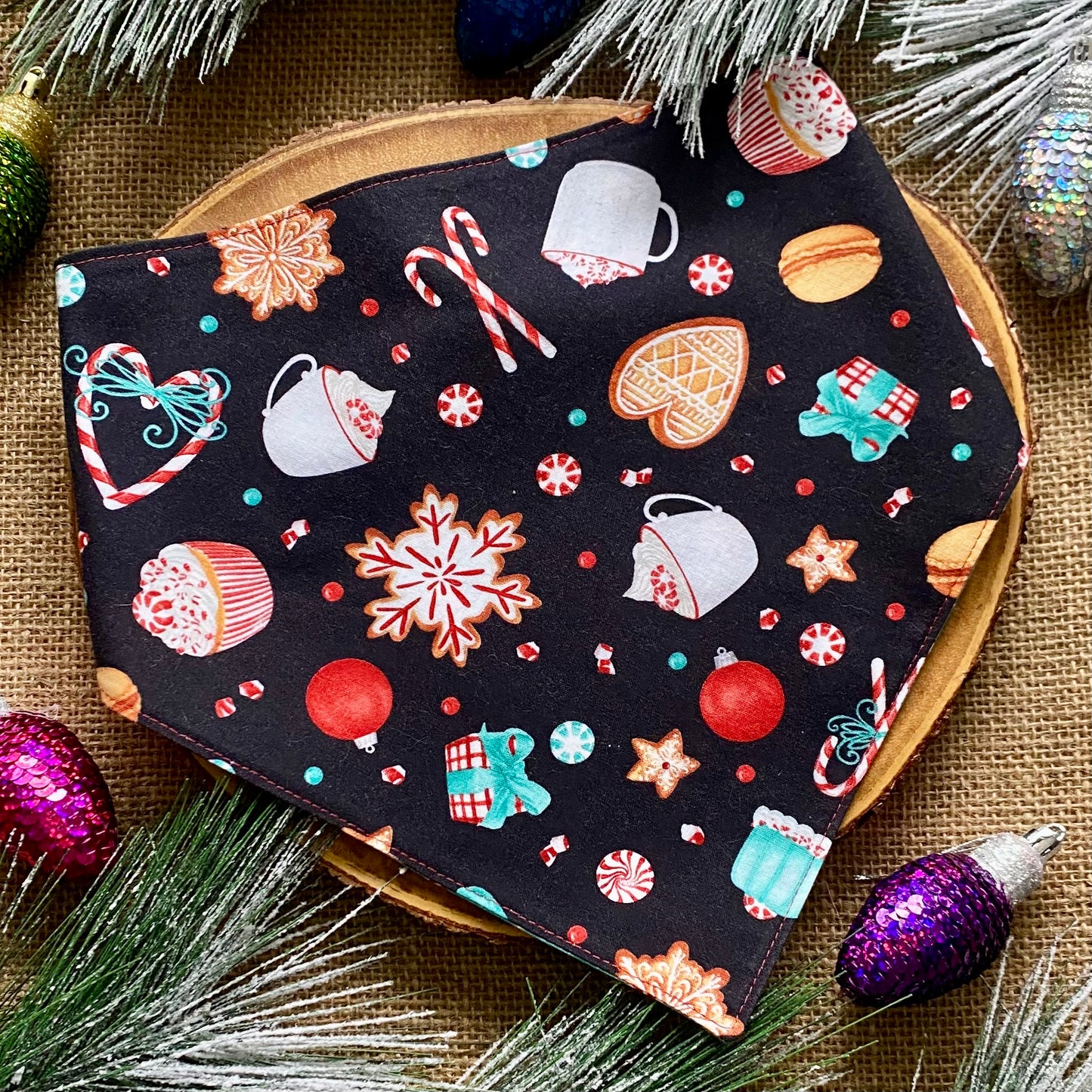 Holiday Vibe Dog Bandana - Bully Love Boutique