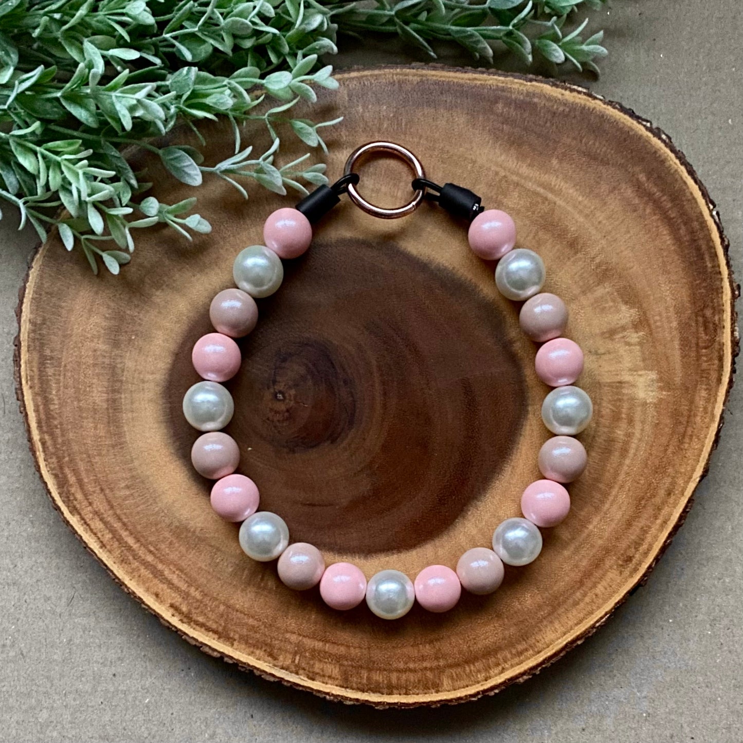 Ballerina Bubblegum Dog Beaded Collar - Bully Love Boutique