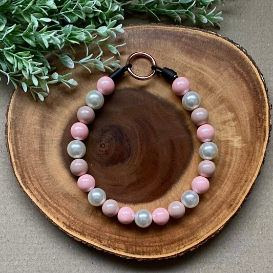 Ballerina Bubblegum Dog Beaded Collar