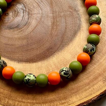 Classic Camo Beaded Collar